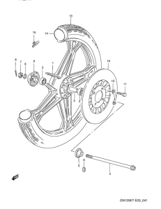 GN125 Transom + tube