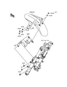 EX300 Крыло переднее