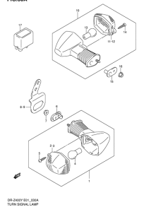 DR-Z400 Поворотники