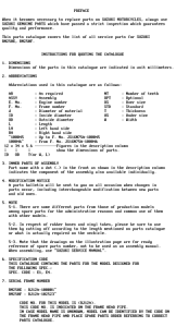 RM250 Catalog preface