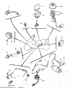 YP125 Электрика 1