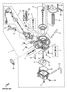 YP150D Карбюратор