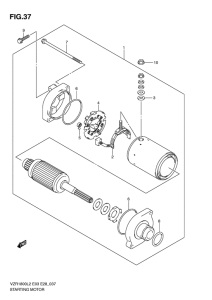 VZR1800 Стартерный мотор
