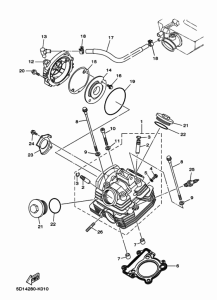 YBR250 Головка цилиндров