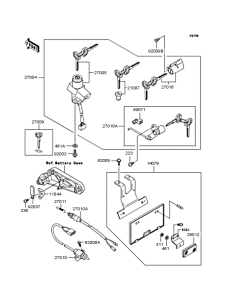 ZL400 Замок зажигания