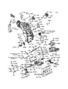 ZX1400 Рама ,крепежные детали