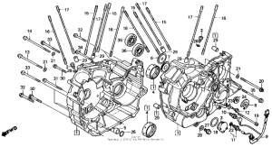 VT800 Картер двигателя