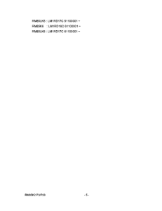 RM85 Catalog preface