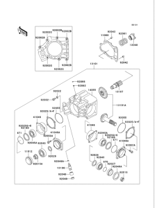 VN750 Front bevel gear(1 / 2)