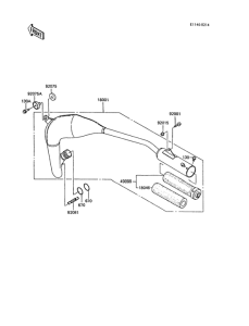 KX60 Глушитель