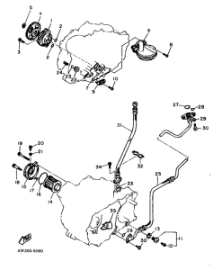 XT600 Масляный насос