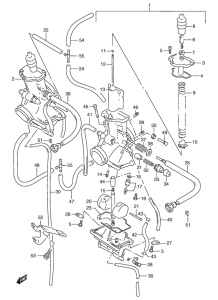 RGV250 Carburetor assy