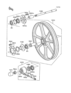 ZG1300 Переднее колесо