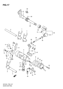 GZ125 Переключение передач