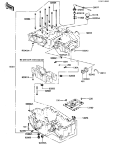 KZ440 Картер двигателя