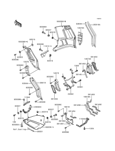 ZG1000 Капот двигателя нижний