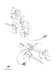 XVS1100A Handle switch. lever