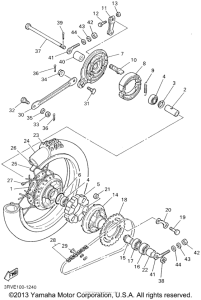 PW80N1 Переднее колесо