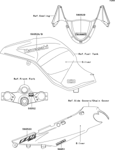 ZX1200 Decals(silver)(c1)