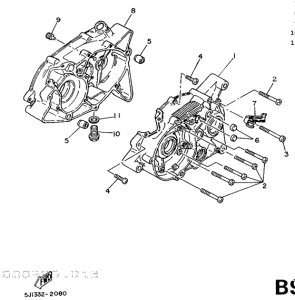 DT50R Картер двигателя
