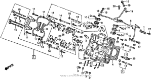 VF500F Front cylinder head ii