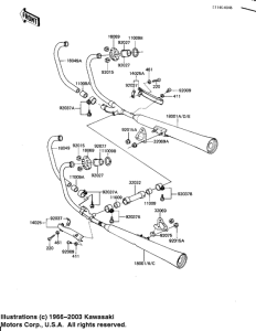 KZ1000 Глушитель