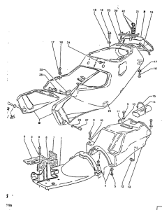TZR125R Side cover / box