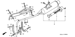 XR50R Глушитель