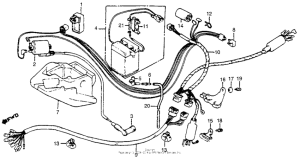 NA50 Wire harness + battery + ignition coil 81