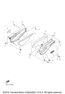 FJR13AECR Боковые обтекатели