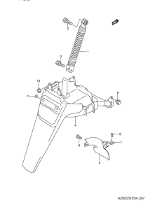 AJ50 Заднее крыло