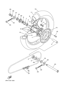 WR250F Переднее колесо