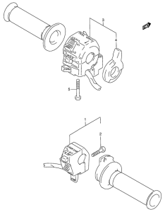 RG125 Рулевой переключатель
