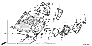 PCX125 Внутренняя облицовка
