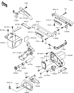  Короб для АКБ