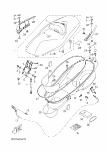 YP400R Пружина