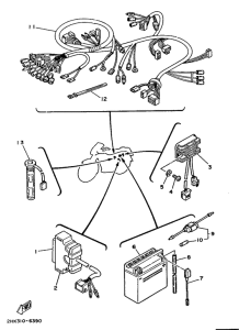RD125LC Электрика 1