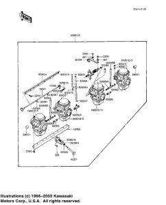 KZ1000 Carburetor assy