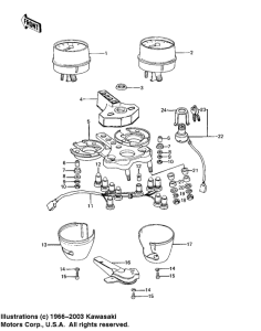KZ900 Meters / ignition switch