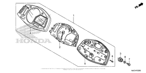 CBR600RR (ABS) Спидометр