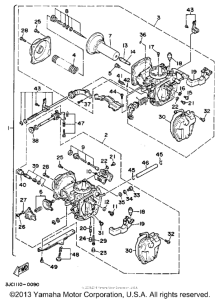 XV535AC Карбюратор
