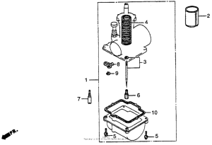 CR250R Carburetor optional kit 84