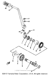 XS400_2F - 1979 Kick - starter
