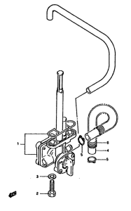 DR650 Топливный кран