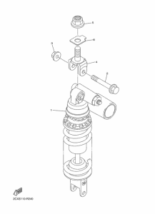 YZF-R6 Задняя подвеска