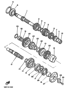 XS400 Трансмиссия