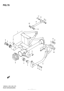 VZ800 Rear Swingingarm