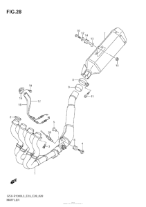GSX-R1000Z Muffler (Gsx-R1000Zl3 E03)