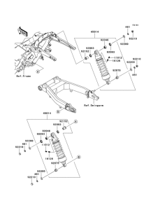 VN1700 Подвеска / амортизатор