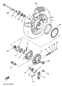 CW50 Переднее колесо